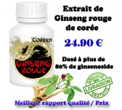 Panax ginseng rouge