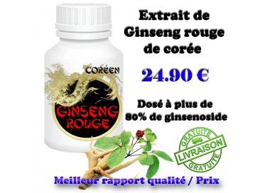 Panax ginseng rouge